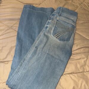 7 For All Mankind Light Blue Flare Jeans